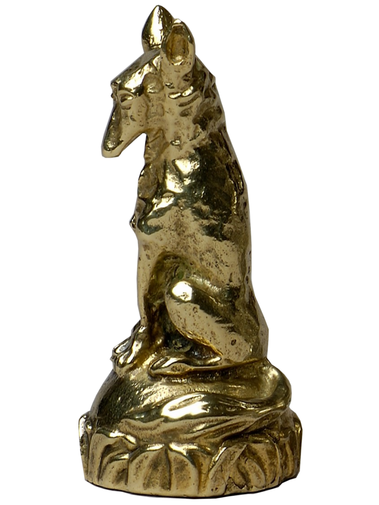 Statuette de chien Boxer en laiton - Vintage - Collection